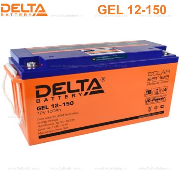 Аккумуляторная батарея Delta GEL 12-150 в Иваново
