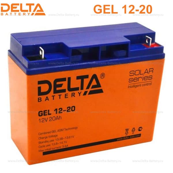 Аккумуляторная батарея Delta GEL 12-20 (12V / 20Ah) в Иваново